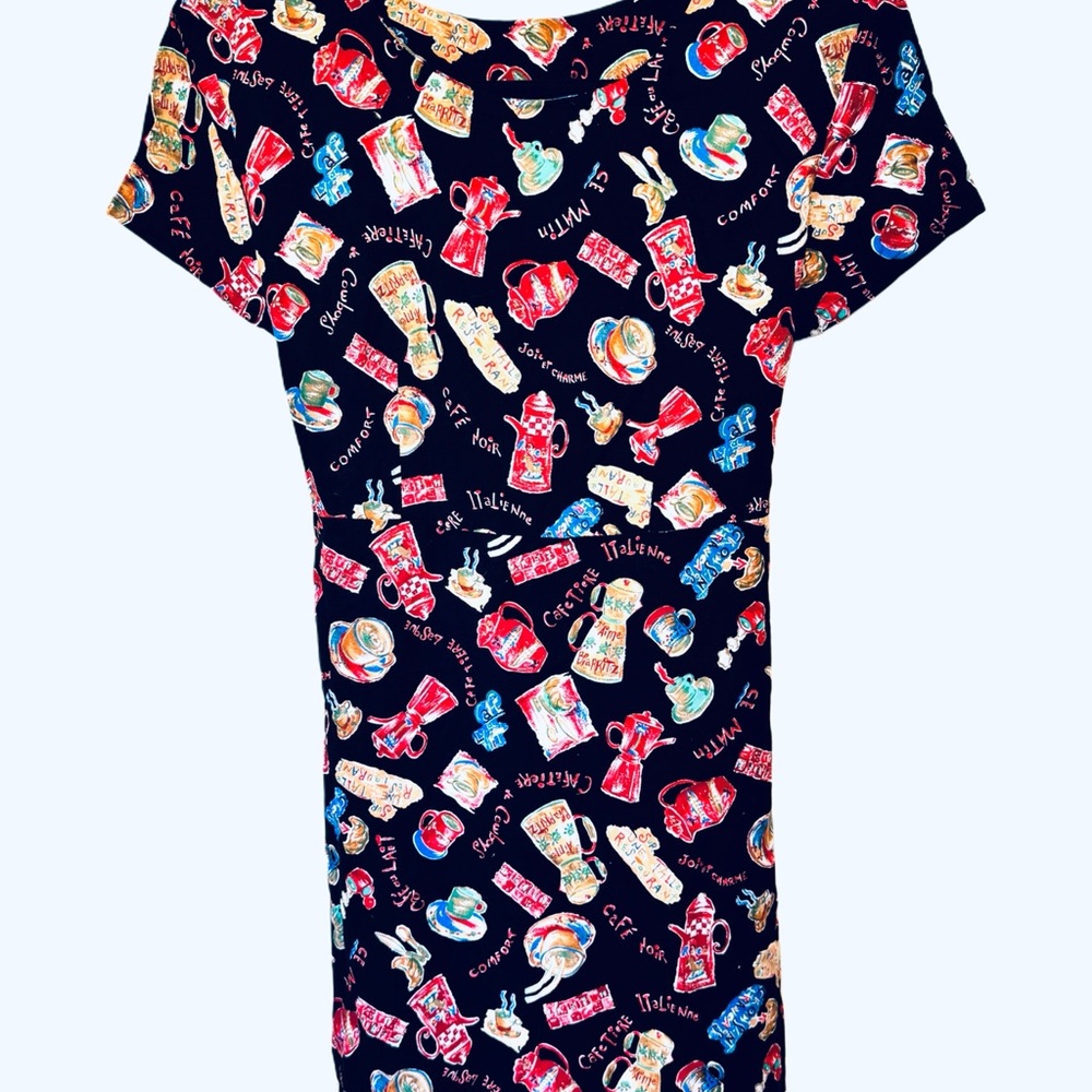 Vintage Coffee Cafe dress